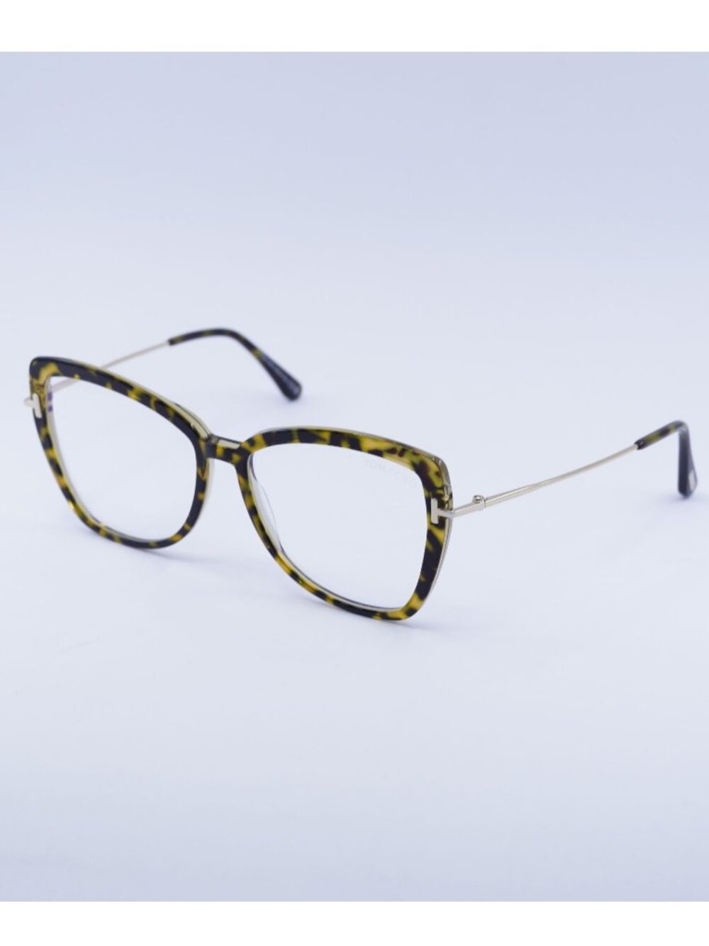 Tom Ford FT5882-B 056 Eyeglasses Havana 55mm Butterfly Frame, Blue Light Block